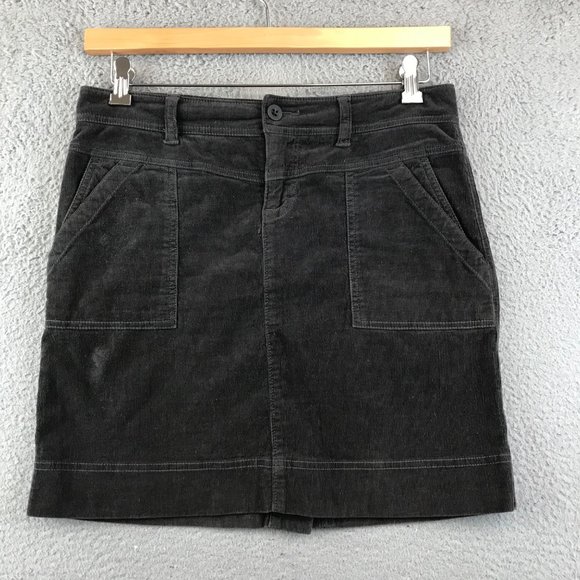 The North Face Skirt Gray Corduroy pencil size 4 - Picture 1 of 8